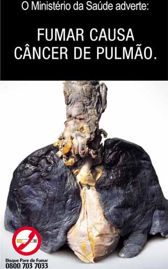 吸烟有害健康 后果将是肺癌