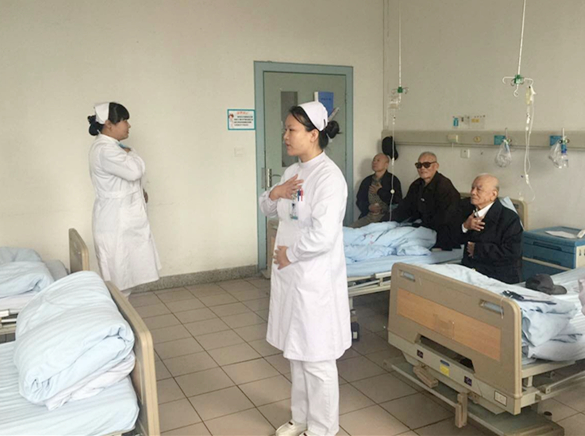 九医提升护理服务水平 举办呼吸健康操病友联谊会 - 青岛新闻网