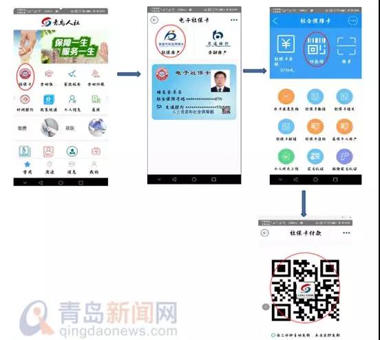 健康新聞 正文問青島人社app電子社保卡怎麼向醫保定點藥店展示二維碼